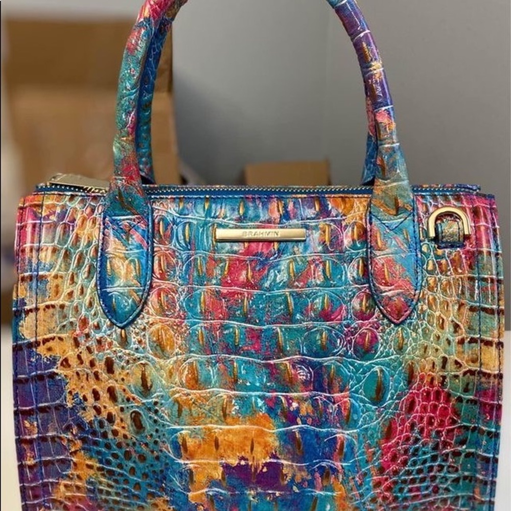 Brahmin Small Caroline in Crush matching wallet